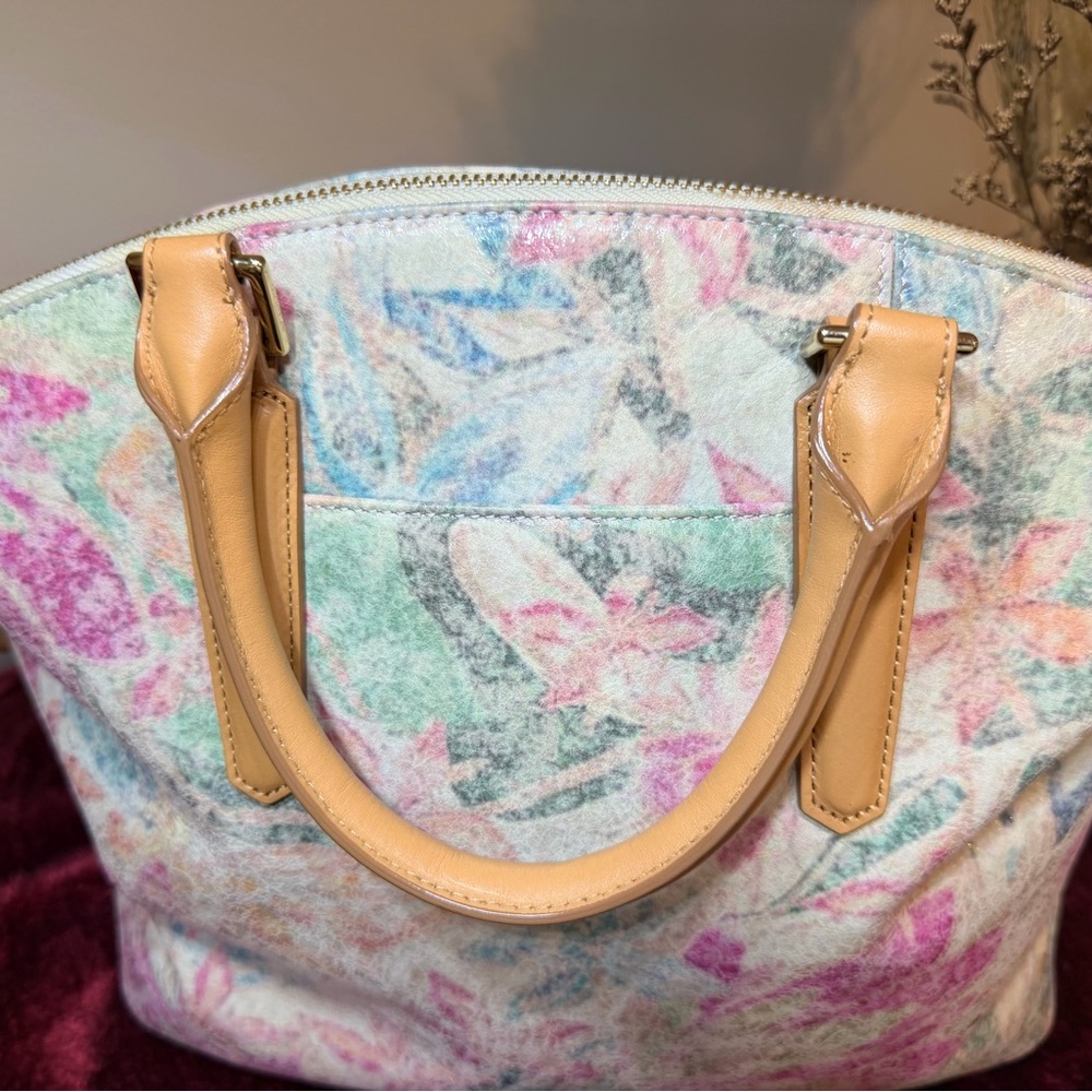Authentic Brahmin Creme Talitha Large Duxbury Satchel Multicolor - Picture 6 of 16